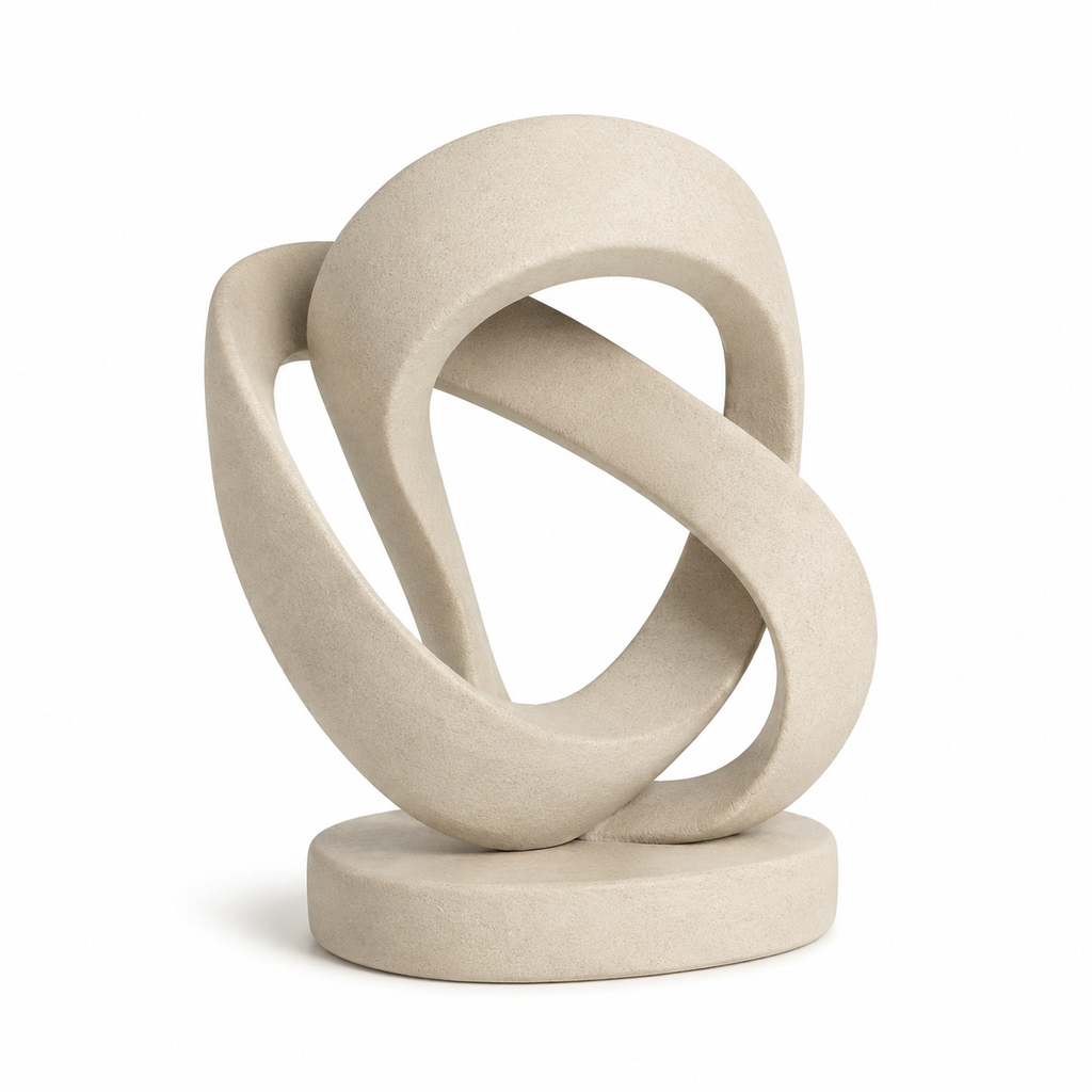 Nœud – Sculpture décorative en ruban