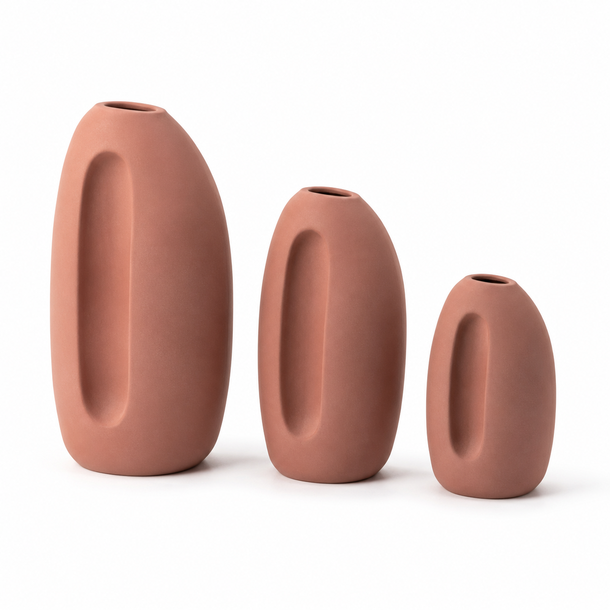 Cadence – Vases soliflores coordonnés – Lot de 3