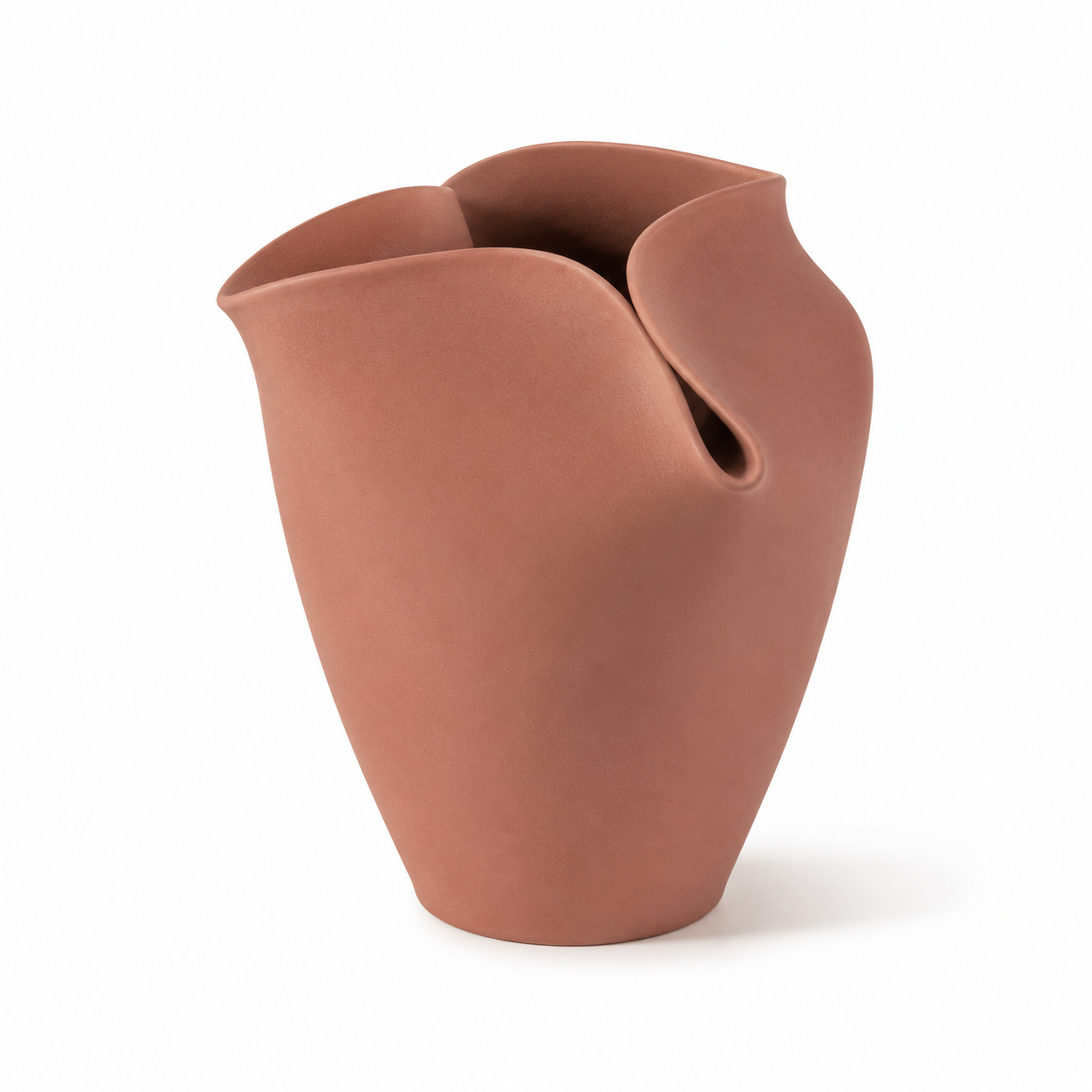 Pli – Vase décoratif à col plié