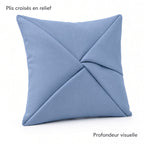 Nacre – Coussin décoratif à plis croisés