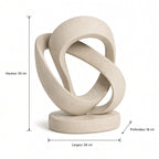 Nœud – Sculpture décorative en ruban