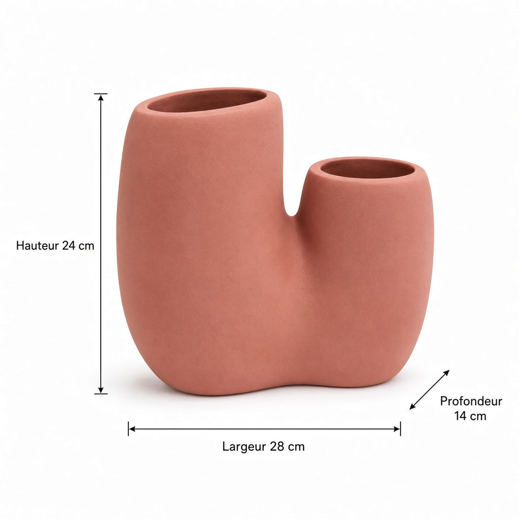 Duo – Vase monobloc à deux chambres