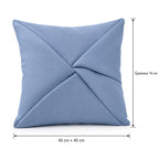 Nacre – Coussin décoratif à plis croisés