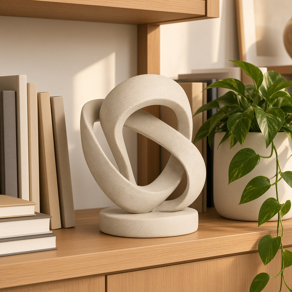 Nœud – Sculpture décorative en ruban