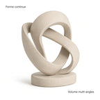 Nœud – Sculpture décorative en ruban