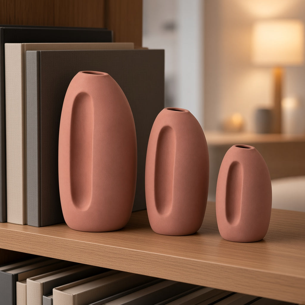 Cadence – Vases soliflores coordonnés – Lot de 3