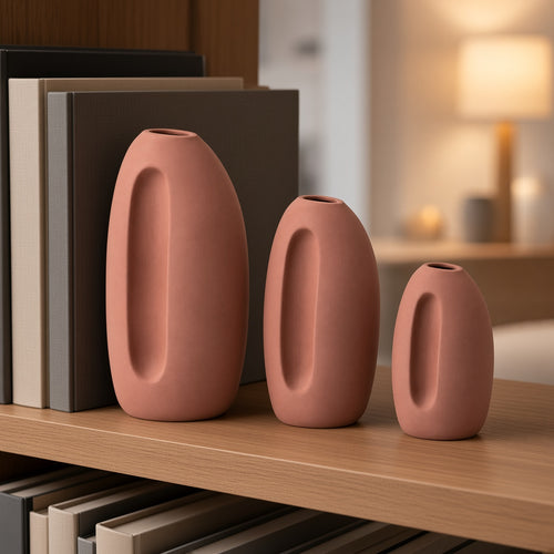 Cadence – Vases soliflores coordonnés – Lot de 3
